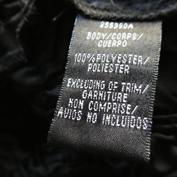 Vintage 90s Evening Jacket Crinkle Sequin Textured Popcorn Black Rose Brooch 2X - Picture 6 of 6